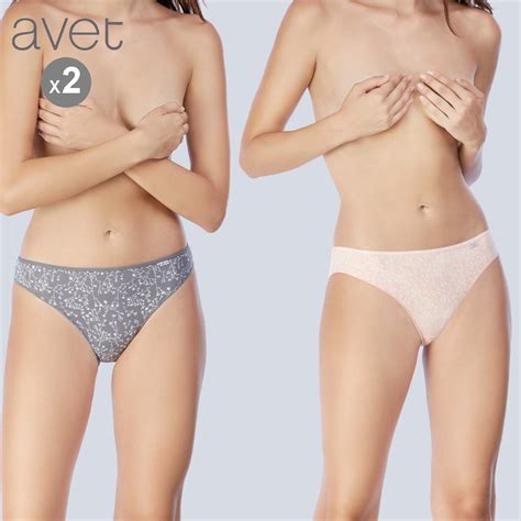 Bikini Mujer Poliamida Estampada Pack 2 Blister Avet