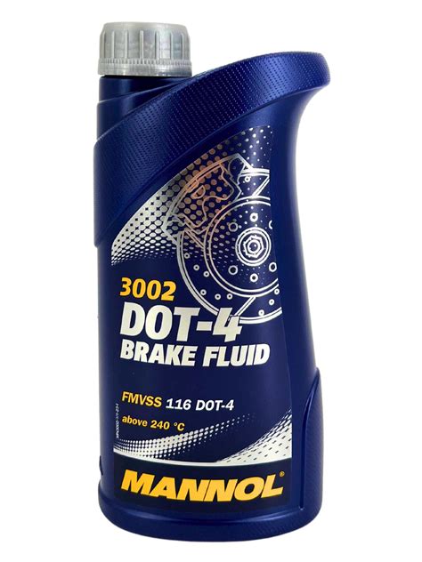 Mannol Brake Fluid DOT-4 1 Liter | MN3002-1