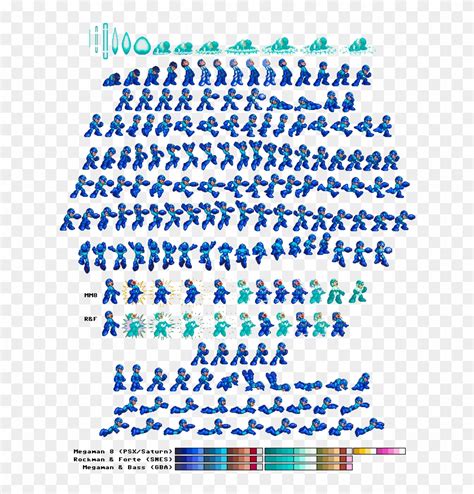 636 X 796 33 0 Sprite Mega Man 8 Hd Png Download 636x7962281875