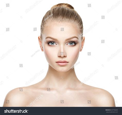 woman face front   royalty  licensable stock