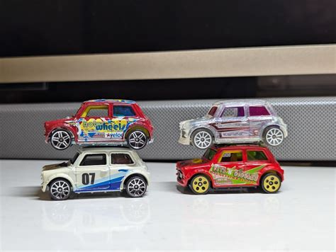 Hot Wheels Assorted Morris Mini Mini Cooper Hotwheels Hobbies Toys Toys Games On Carousell