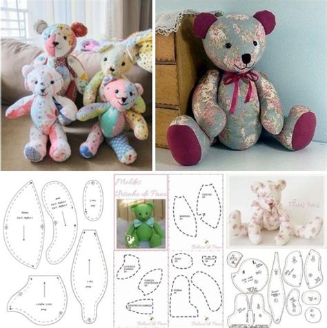 Osos De Peluche Grandes Con Moldes Para Imprimir Teddy Bear Sewing