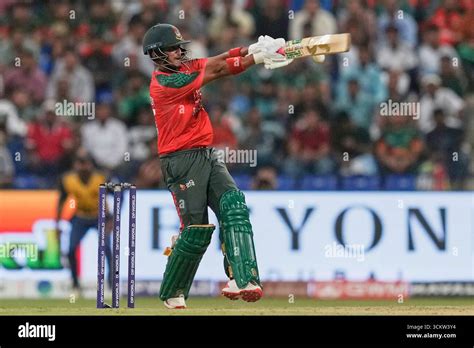bangladeshs mehedi hasan plays  shot   asia cup cricket
