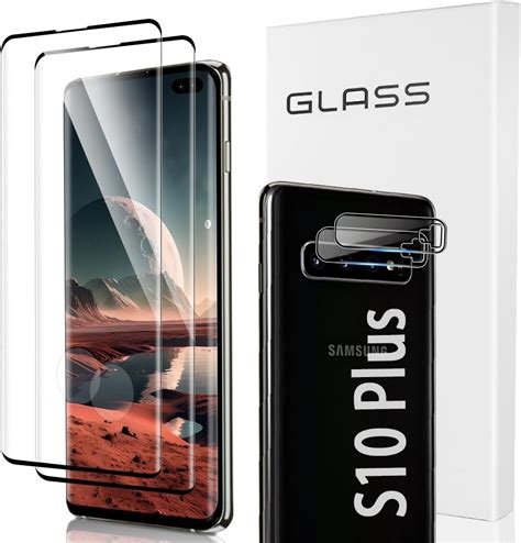 Amazon LETANG 2 2 Pack Galaxy S10 Plus Screen Protector With