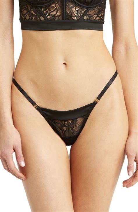 Bluebella Eleanora Satin Lace G String Shopstyle Panties