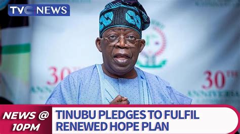 Bola Tinubu Pledges To fulfil Renewed Hope Plan in 2023 - ehkou.com