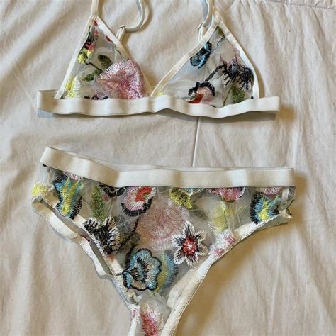 Nasty Gal Lingerie Set Brand New Never Worn Depop