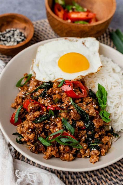 Thai Basil Chicken Pad Kra Pao