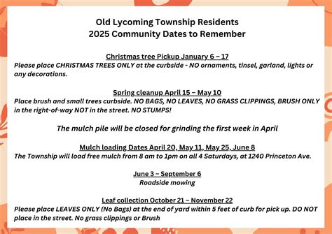 Old Lycoming Township Lycoming County Pa