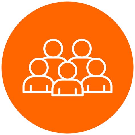 Crowd Icon Style 22045919 Vector Art At Vecteezy