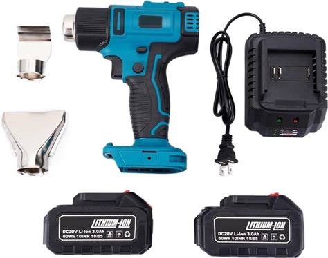 Xivue Heat Guns Electric Hot Air Gun Cordless Heat Gun Adjustable Temperature Handheld