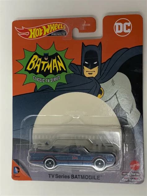 HOT WHEELS PREMIUM Retro Entertainment Batman Classic TV Series Batmobile EUR