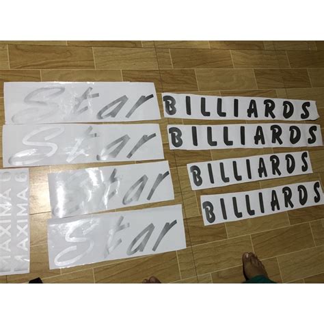 Maximastar Billiards Sticker Shopee Philippines