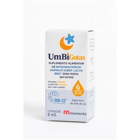 Probiótico Infantil Para Imunidade - UmBiGotas Probiótico Infantil 8ml – Saúde Intestinal, Imunidade e Bem ...