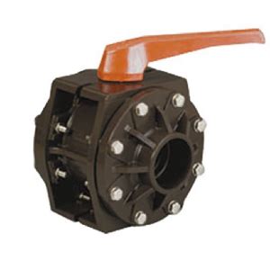 HTA C PVC Hot Cold Water Flanged C PVC Ball Valve