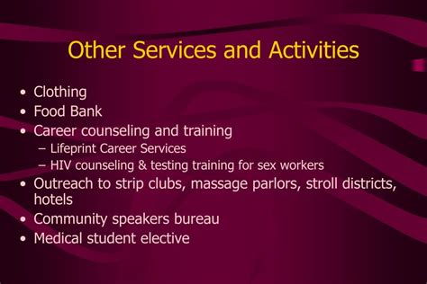 Ppt Sex Worker Health San Francisco Style The St James Infirmary Powerpoint Presentation