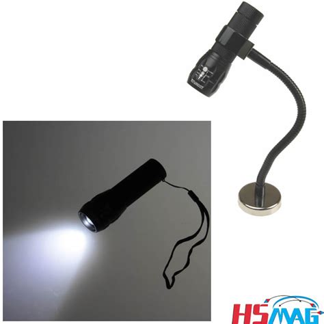 Led Work Light Flexible Magnetic Base For Flashlight Magnets By Hsmag