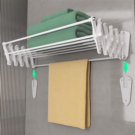 NUTSAAKK Tendedero Plegable Para Colgar En La Pared Para Ropa