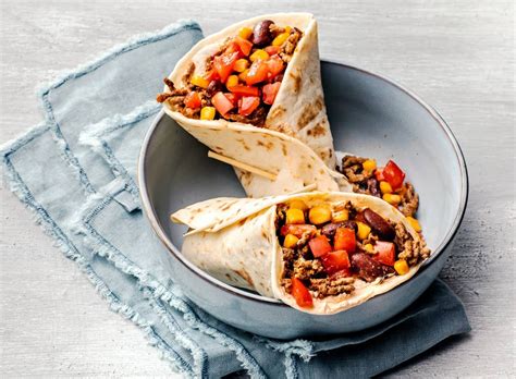 Wraps Met Tomaat En Gehakt Recept Allerhande Albert Heijn