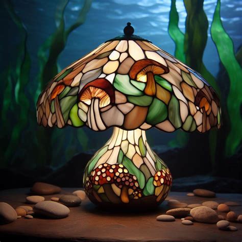 Funky Stained Glass Mushroom Lamp Discover Unique Designs