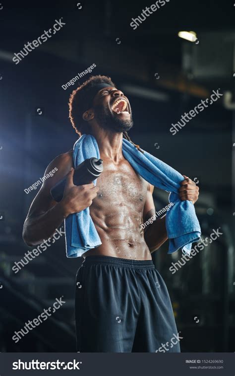 sweaty shirtless men images stock  vectors shutterstock