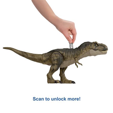 Jurassic World Dominion Thrash ‘n Devour Tyrannosaurus Rex Dinosaur Action Figure 21 In Long