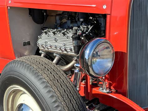 A 1950s Survivor A Red Ford Model A Roadster Hot Rod