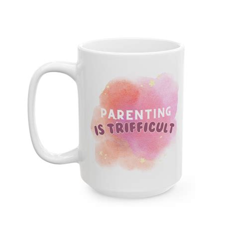 Parenting Is Trifficult Bluey Mug Bluey Coffee Cup Bluey Mom Mug