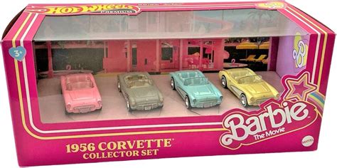 Amazon Hot Wheels Barbie The Movie Corvette Pack Toys Games