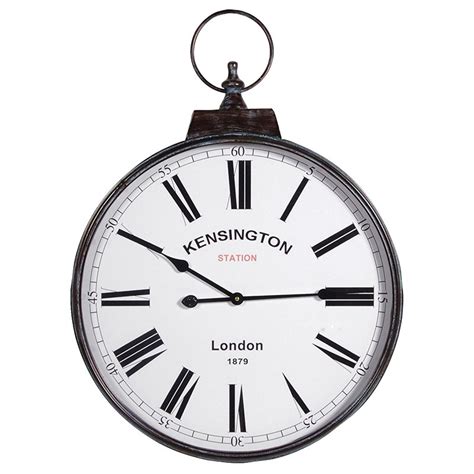 Fzz027 Extra Large Kensington Station Wall Clock Interior Flair