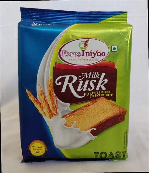 Fores Iniyaa Milk Rusk Packaging Type Packet Packaging Size 3