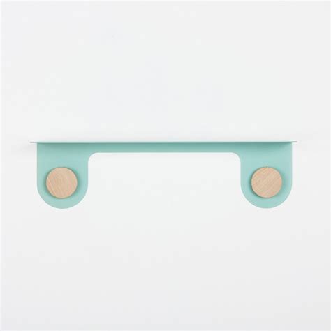 Etagère murale Hook chêne vert 50 cm Gazzda