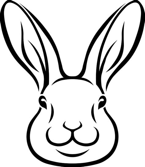 Bunny Face Free Vector Clipart Images On