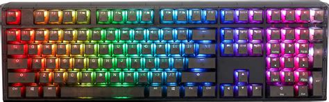 Ducky ONE Aura RGB Hot Swappable Mechanical Keyboard Double Shot PBT Keycaps Cherry MX Red