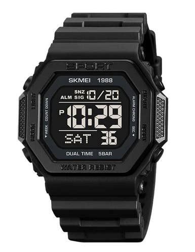 Ручные часы мужские электронные Skmei Military Black. Наручные часы для ...