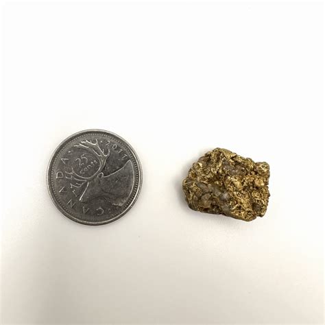 Quartz Gold Nugget 702g Sold Mammoth Gold Nuggets