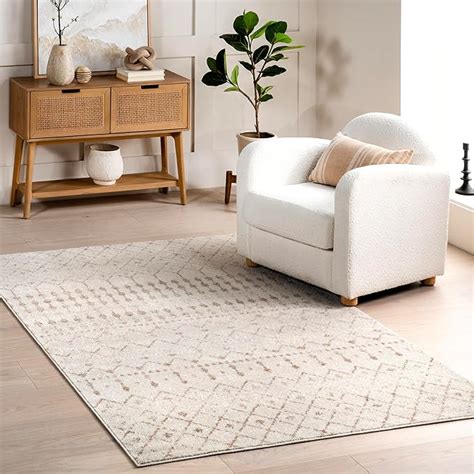 Amazon NuLOOM 7x9 Moroccan Blythe Area Rug Neutral Faded