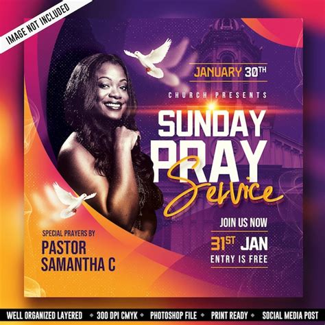 Revival Church Flyer Images - Free Download on Freepik