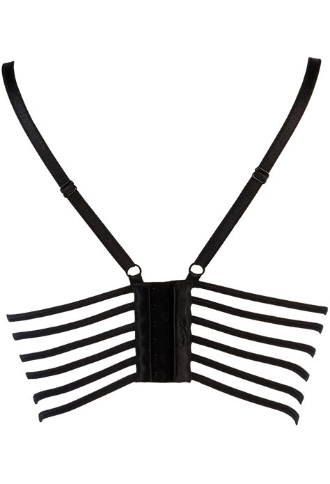 Bustier aus Blütenspitze schwarz BHs Heben Club Hot Fashion Odretto Highheels