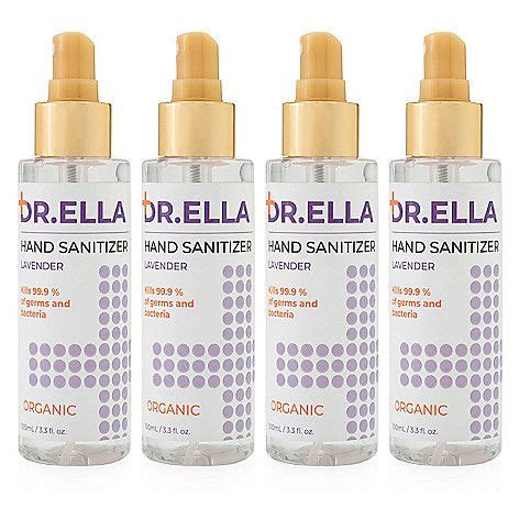 Medic Therapeutics Dr. Ella 70% Ethyl Alcohol Lavender Hand Sanitizer 4 ...