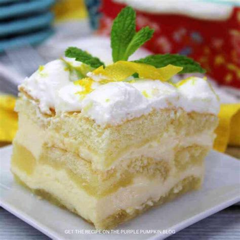 Italian Inspired Limoncello Tiramisu Recipe Lemon Dessert