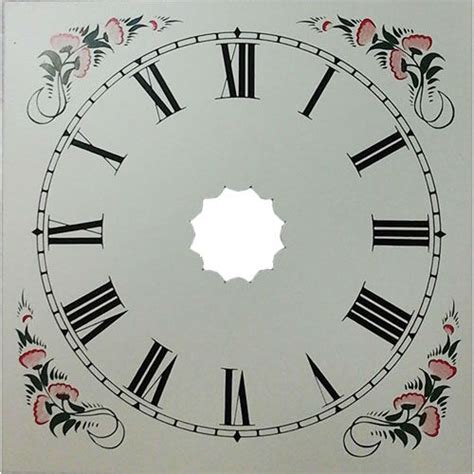 Square Clock Dials Clockworks