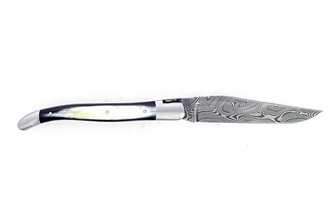 Benoit L Artisan Couteau Laguiole Pliant 12 Cm Double Platine Manche