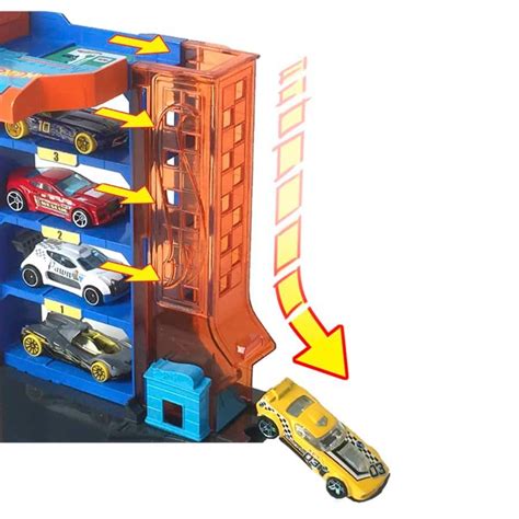 Pista Hot Wheels Estacionamento Mattel Paran Pl Sticos Mega Store
