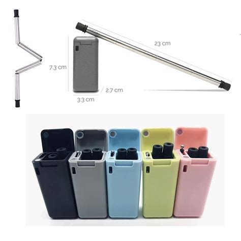 Foldable Metal Straw Corporate Ts Singapore