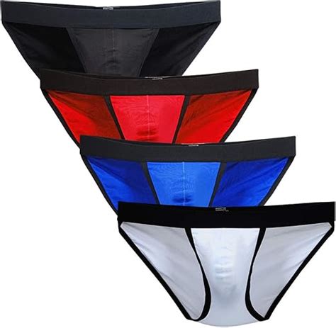 Nightaste Calzoncillos de algodón para hombre de talle bajo suave transpirable para bikini