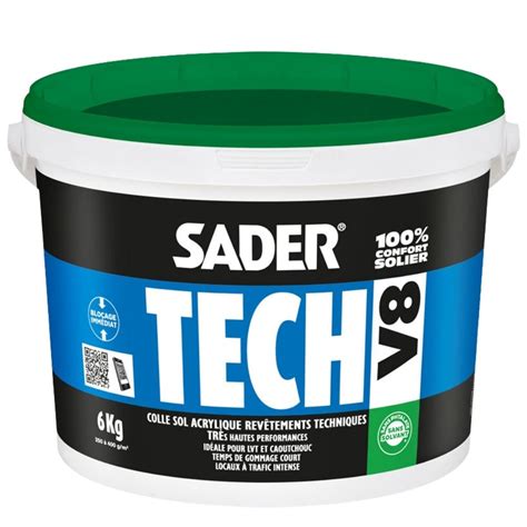 Colle acrylique spéciale pour sols souples Sadertech V8 Peinture