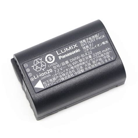 Original Panasonic DMW-BLK22 Battery for LUMIX DC-S5 S5K GH5 II G9 GH5S ...