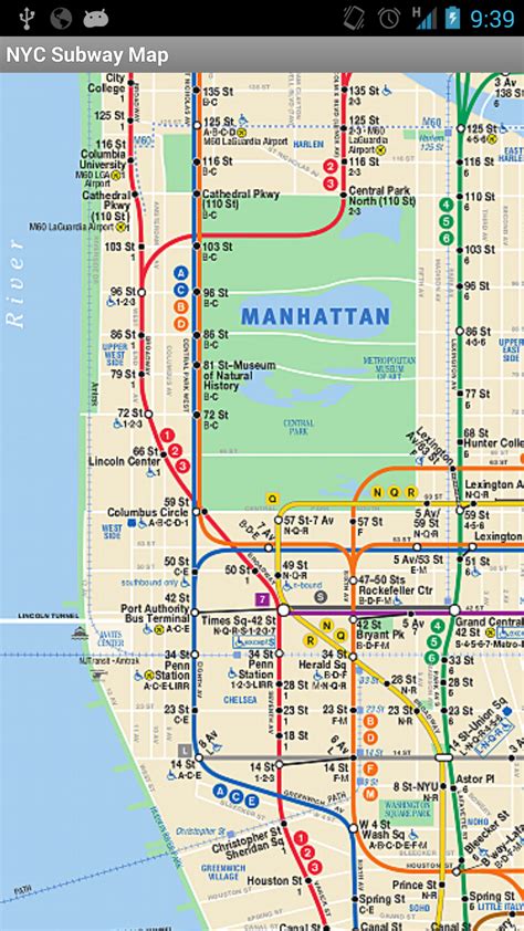 6 Train New York Subway Map Map