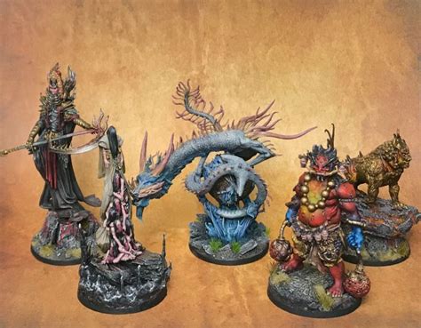 My Painted Rising Sun Boardgame Crew So Far Mini Paintings Fantasy